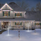 8 ft Bare Branch White LED Christmas Tree