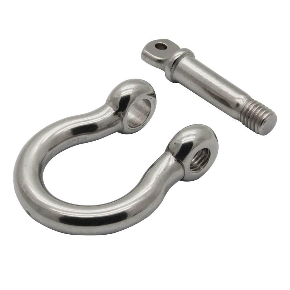 BoatTector  Steel D Shackle - 7/8", 4-Pack