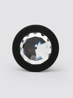 Lovehoney Jewelled Silicone Medium Butt Plug 3.5 Inch , Black