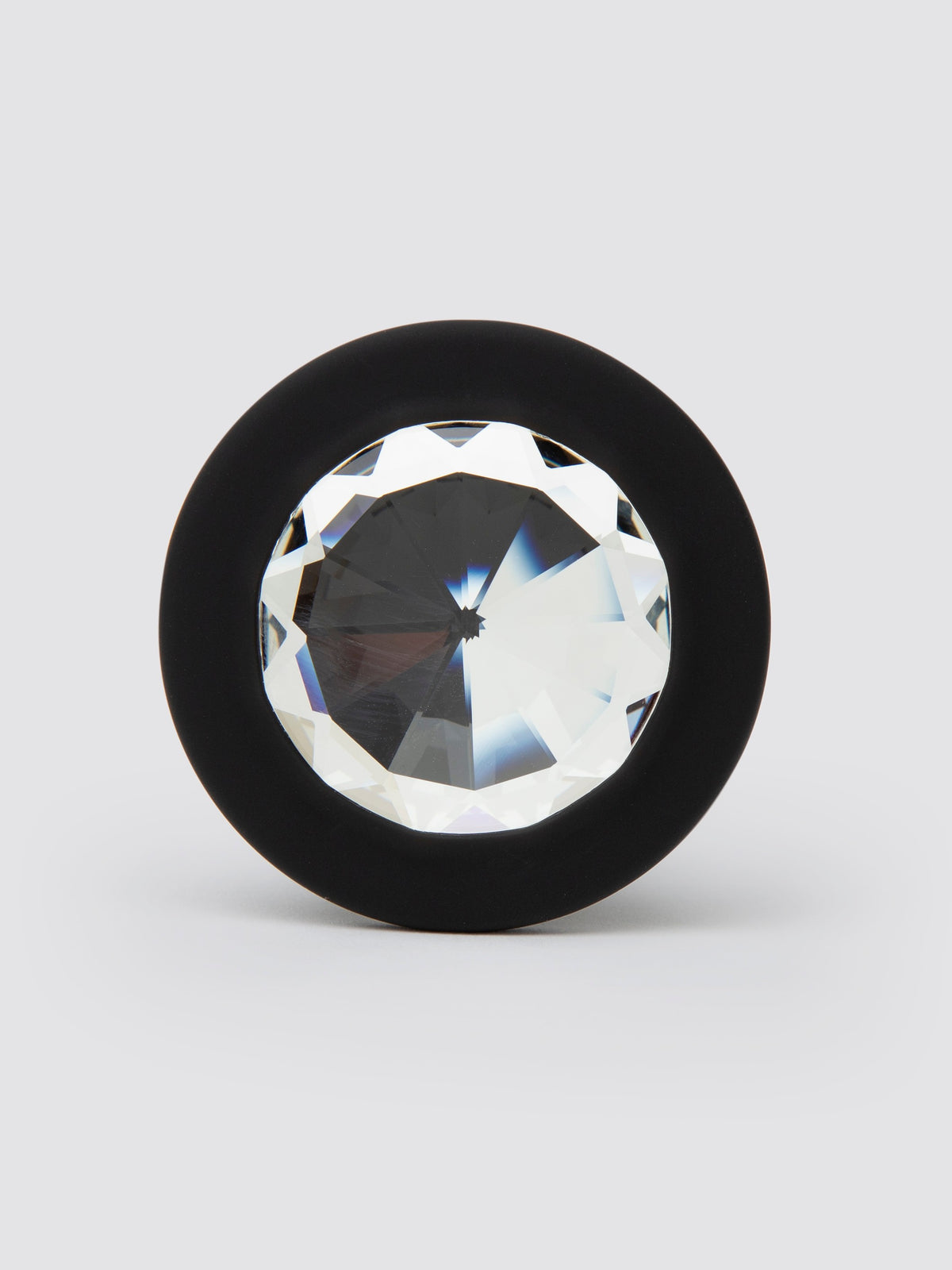 Lovehoney Jewelled Silicone Medium Butt Plug 3.5 Inch , Black