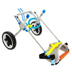 Gift2U Adjustable Dog Wheelchair,Hind Legs Rehabilitation 2 Wheels Dog Cart,7 Sizes (0-66lbs)
