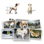Gift2U Adjustable Dog Wheelchair,Hind Legs Rehabilitation 2 Wheels Dog Cart,7 Sizes (0-66lbs)