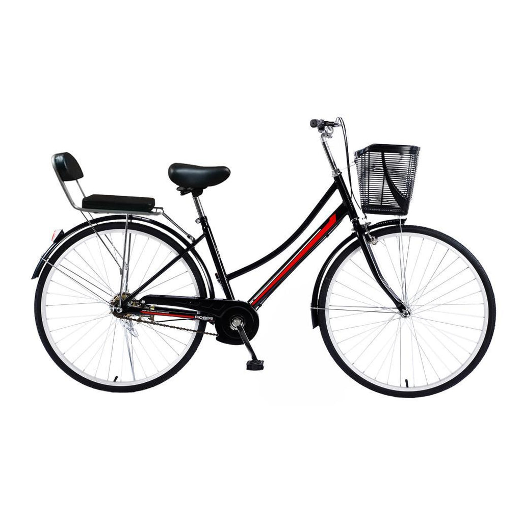 26 Inch Women Bike,Classic Bicycle Retro Bicycle,Cruiser Bike,Black