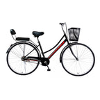 26 Inch Women Bike,Classic Bicycle Retro Bicycle,Cruiser Bike,Black