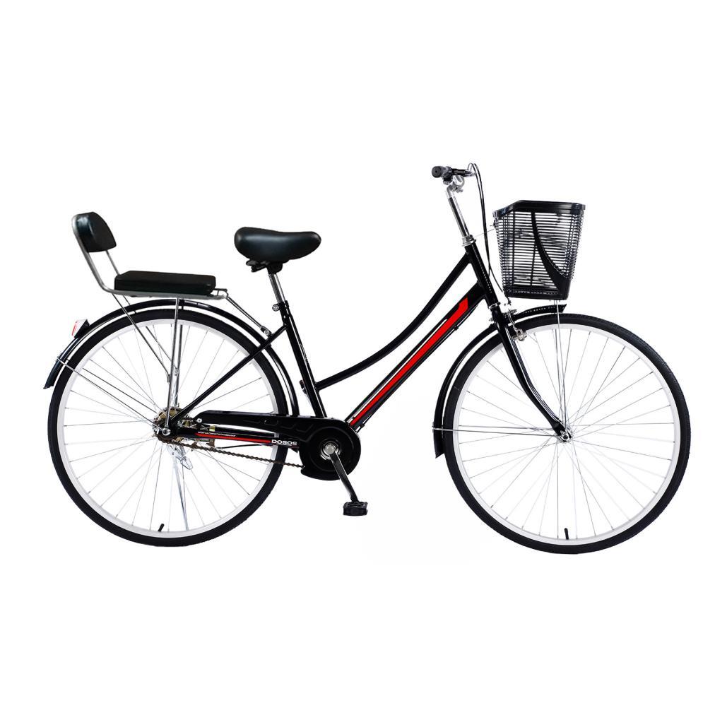 26 Inch Women Bike,Classic Bicycle Retro Bicycle,Cruiser Bike,Black