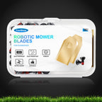36Pcs Replacement Blades Compatible with All  Robotic mowers, Durable ium Replacement Blades, Including Screws with Safety Coating