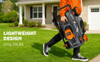 13Amp 16" Lawn Mower, 98% Collection, 13.2-Gallon Bag, 5-Position Height Adjustment, 3-Step  Vertical Fold Storage, 2-in-1 Mulching &amp; Bagging, Corded Lawn Mower for Your Garden