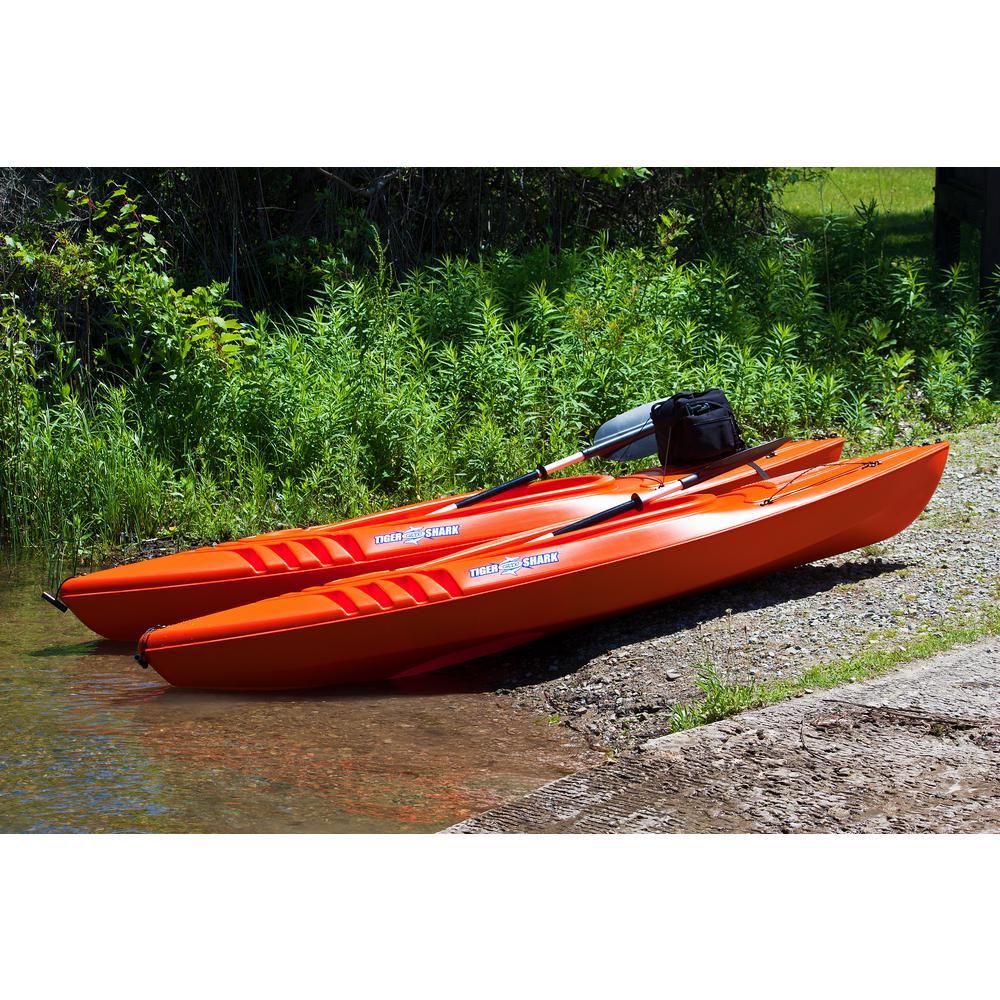 Tiger Shark Series 9 ft. OranSit-in Kayak with Dry-Ride Wave Breaker