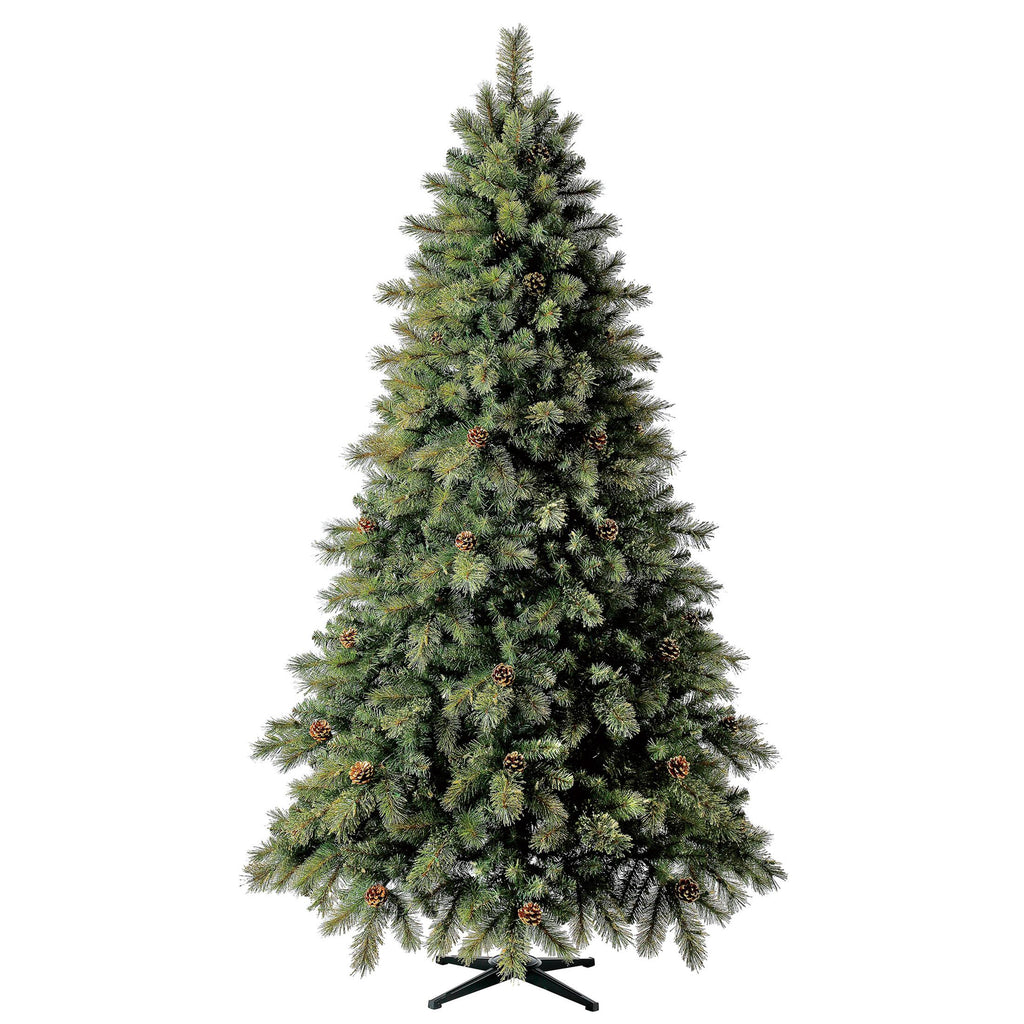 Holiday Time Prelit 400 LED Clear Lights, Carson Pine Artificial Christmas Tree, 7.5'