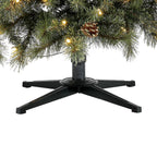 Holiday Time Prelit 400 LED Clear Lights, Carson Pine Artificial Christmas Tree, 7.5'