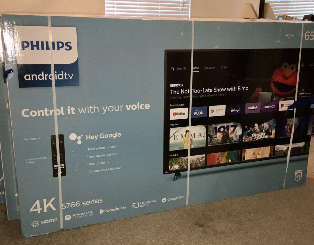 philips 65" class 4k ultra hd android smart led tv with google assistant