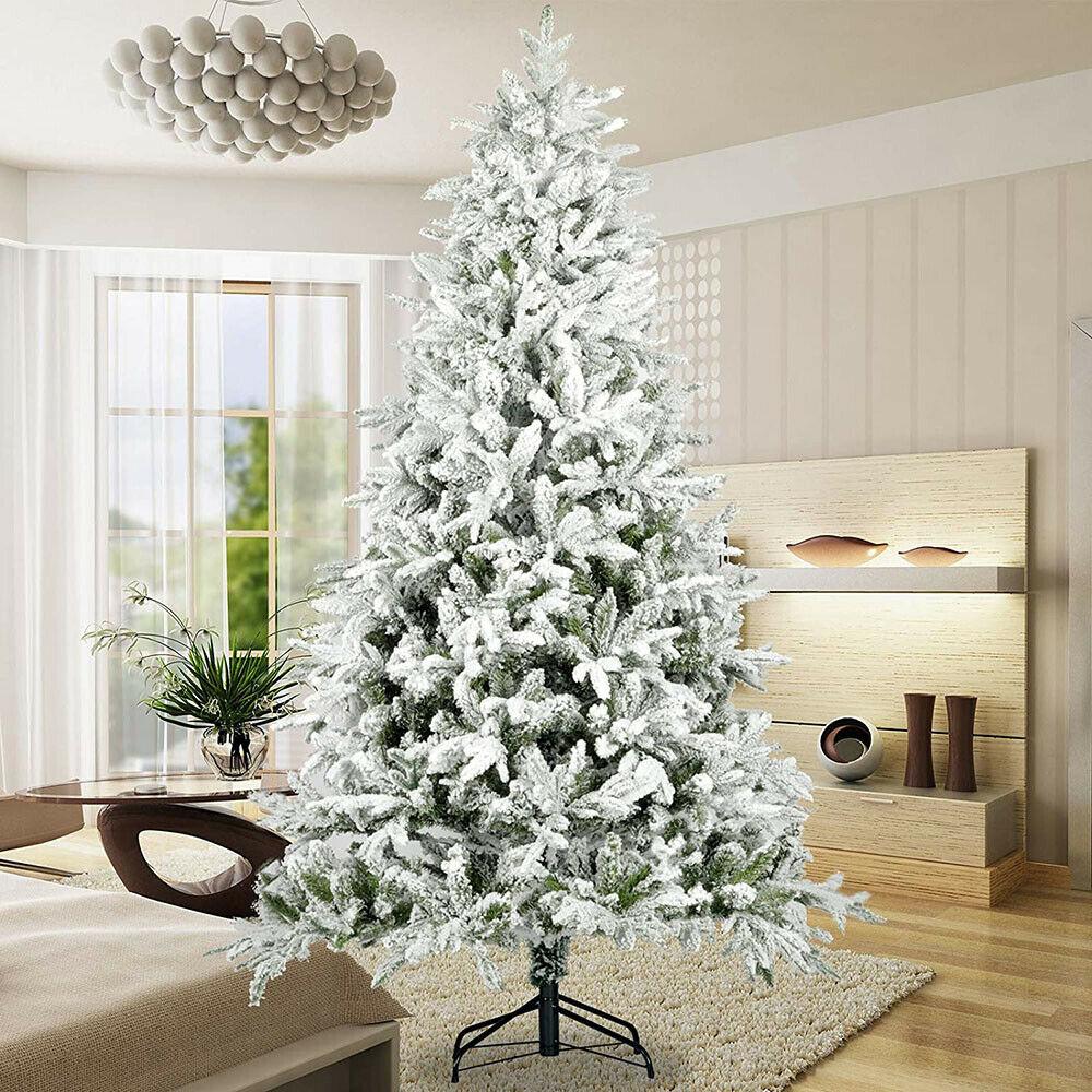 7ft Christmas Tree Green Pine Artificial Traditional Spruce Xmas Tree 1100 Tips