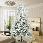 7ft Christmas Tree Green Pine Artificial Traditional Spruce Xmas Tree 1100 Tips