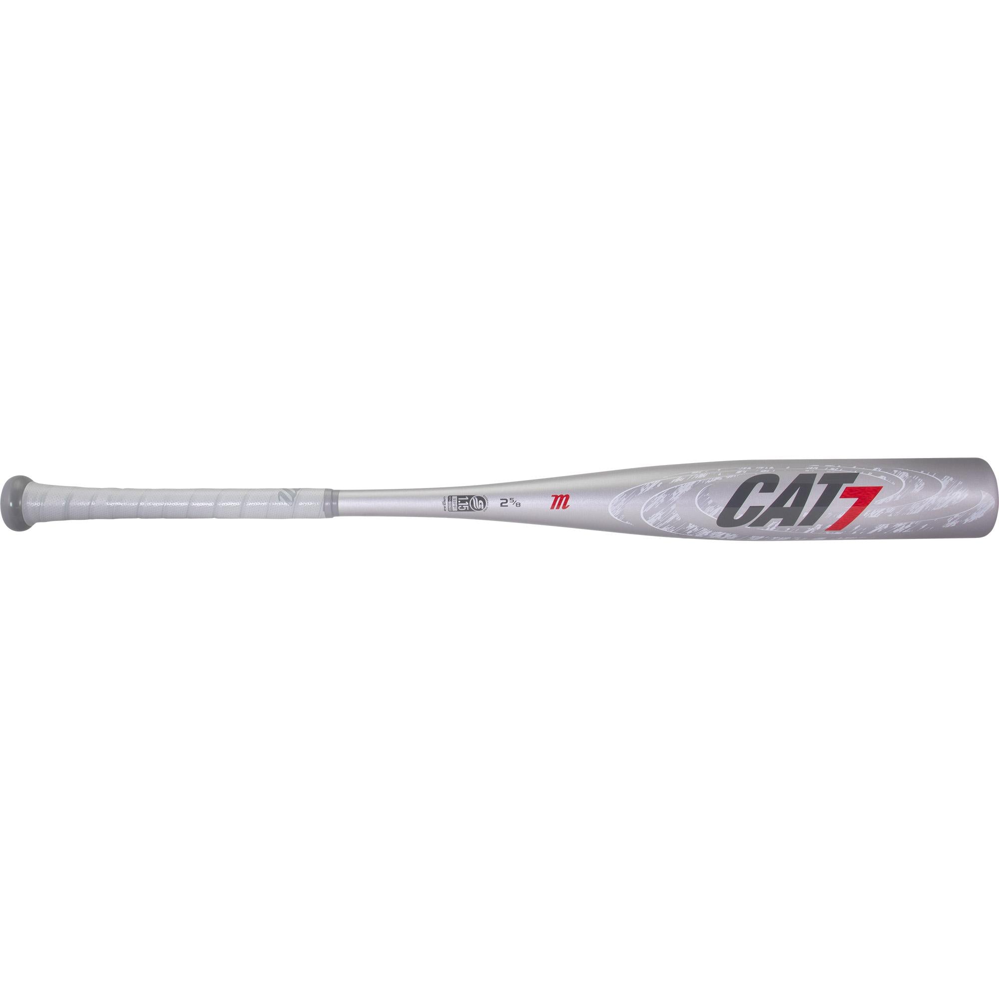 Marucci CAT7 Silver -5 USSSA Baseball Bat: MSBC725S 31" 26 oz.