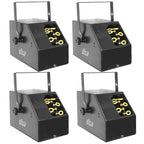 Chauvet DJ Portable Pro Effect Party Bubble Machine w/ Removable Tank (4 Pack)