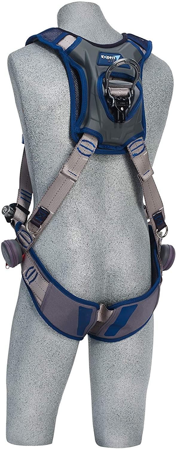 3M DBI-Sala Exofit STRATA Vest-Style Climbing Harness 1112487, Grey, Blue, Large, 1 Ea