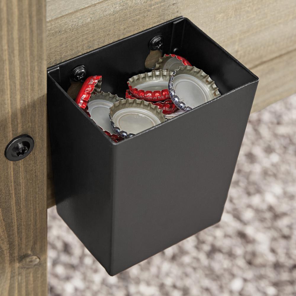 Barnwood 90 Qt. 2-Wheeled Chest Cooler with Cup Holder