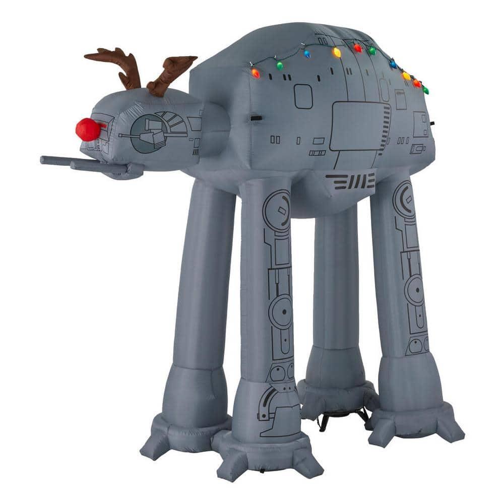 8.5 ft At-At Reindeer With Lights Holiday Inflatable