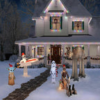 8.5 ft At-At Reindeer With Lights Holiday Inflatable