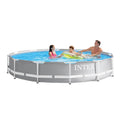26710EH Prism 12ft x 30in Prism Frame Outdoor Above Ground Round Swimming Pool with Easy Set-Up &amp; Fits up to 6 People