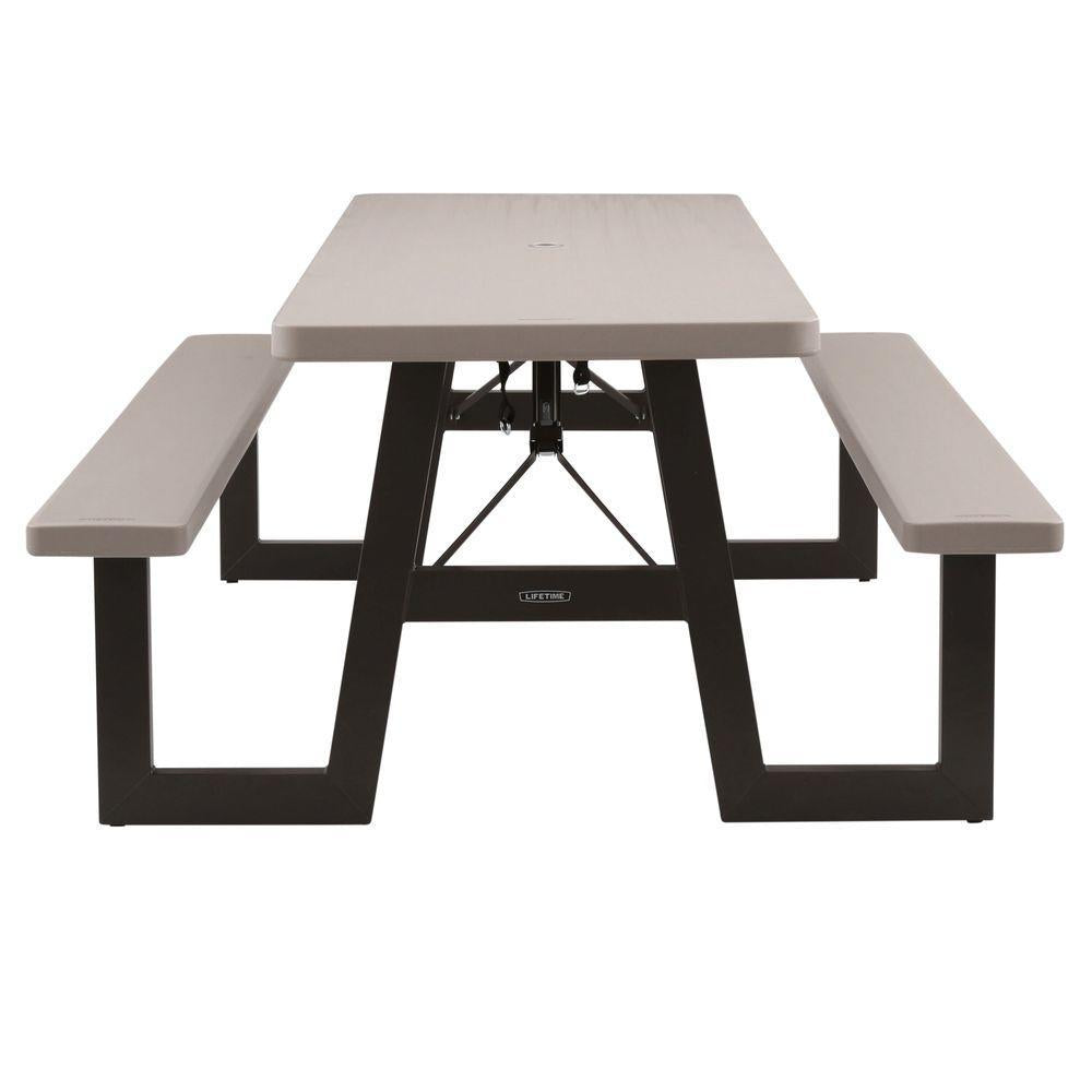 57 in. x 72 in. W-Frame Folding Picnic Table