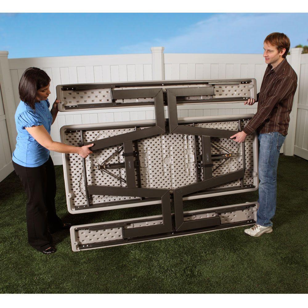 57 in. x 72 in. W-Frame Folding Picnic Table