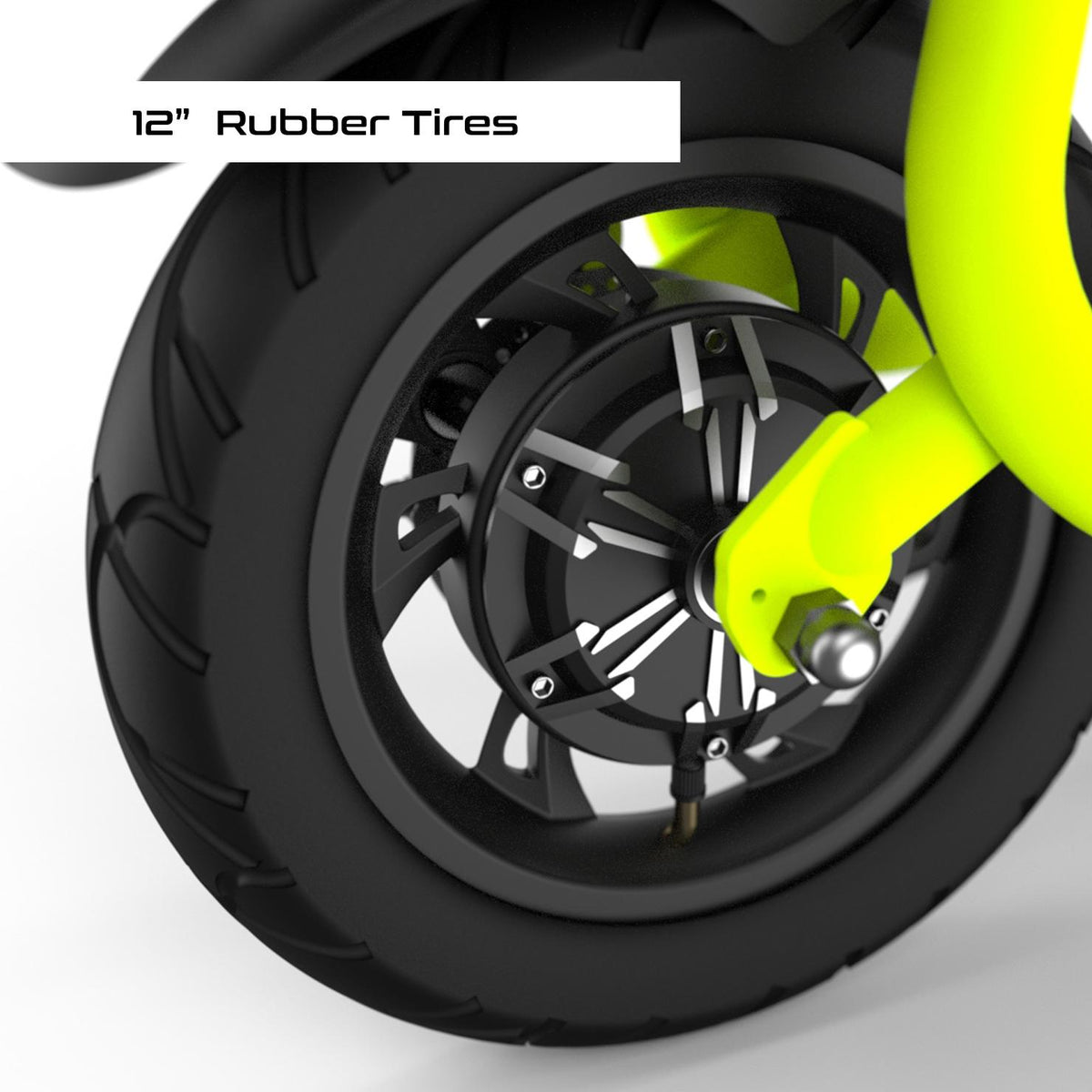 GlareWheel EB-NTEC1 Green Commuting Electric Bike/Scooter