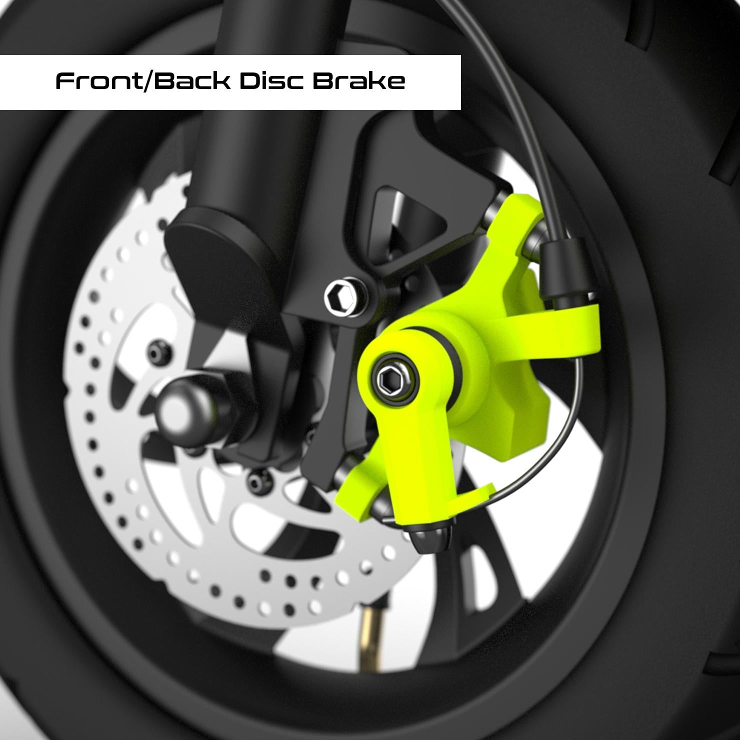 GlareWheel EB-NTEC1 Green Commuting Electric Bike/Scooter
