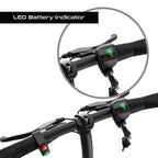 GlareWheel EB-NTEC1 Green Commuting Electric Bike/Scooter