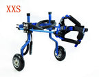 ZHIJIA Pet Disabled Wheelchair Dog Wheelchair 2 Wheels for Disabled Dogs and Cats Light Weight to Help Pets Recover and can Lay hind Legs, Bule
