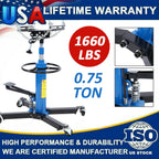 0.75Ton 2StaHydraulic Transmission Jack Stand Lifter Hoist Car Lift 1660LBS
