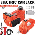 12V Electric Hydraulic Floor Jack 5Ton Car Jack Lift Impact Wrench Tire Tool Kit