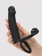Lovehoney Double Fun Vibrating Double Penetration Strap-On, Black | Black