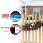 9 ft. Vienna Waltz Decorated Artificial Christmas Garland with LED Lights