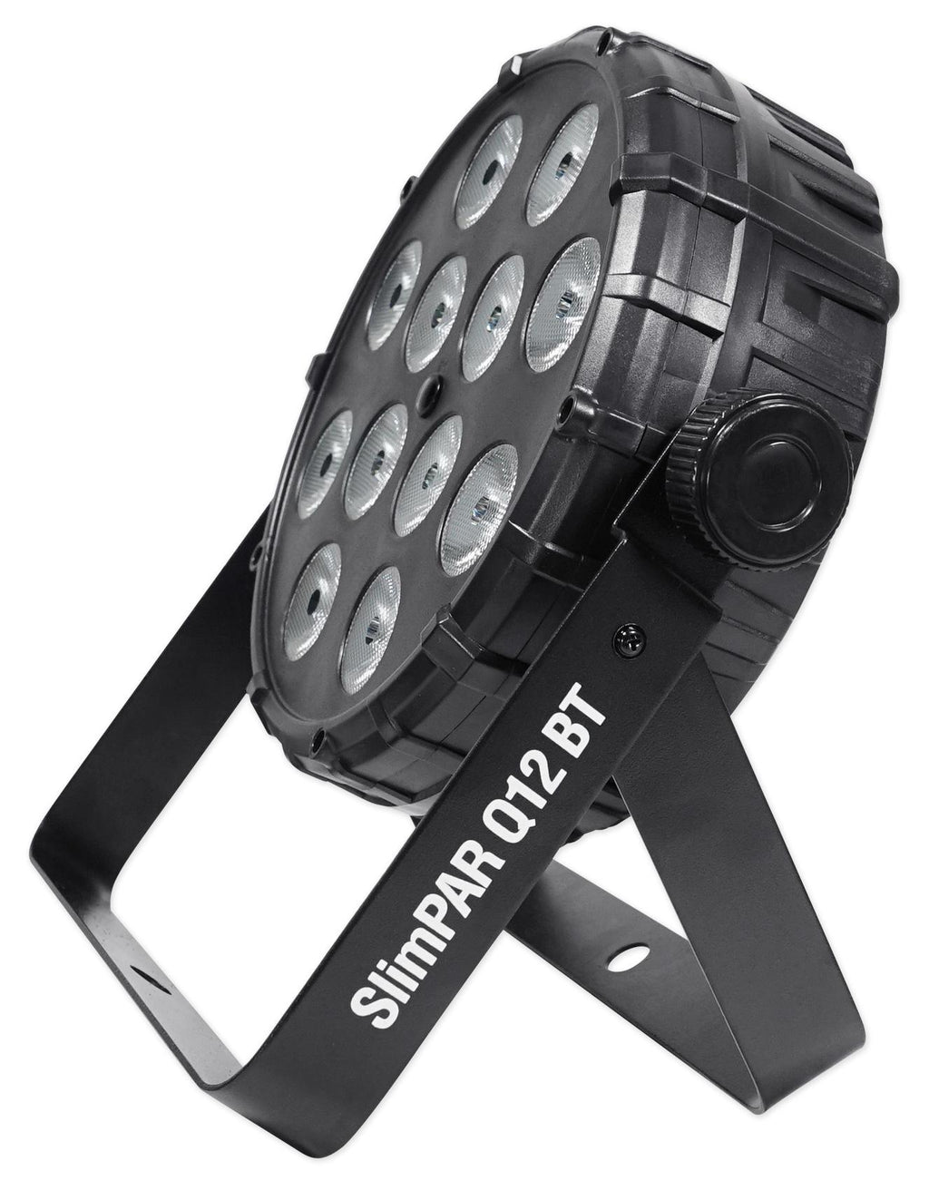 2 Chauvet SlimPAR Q12 BT Bluetooth RGBA Sound-Active Par Lights+LED Fogger+Fluid