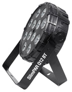 2 Chauvet SlimPAR Q12 BT Bluetooth RGBA Sound-Active Par Lights+LED Fogger+Fluid