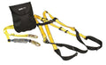 MSA 10092170 Workman Aerial Kit, Includes Standard Vest-Style Harness with Qwik-Fit Leg Straps, Yellow