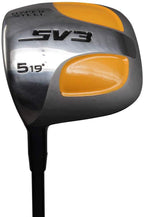 Left Handed - XL Big &amp; Tall Men's (+2" Longer Than Standard Length) SV3 Yellow Square Fairway 3 5 7 Set Golf Clubs, Ultra Forgiving X Stiff Flex Graphite Shaft