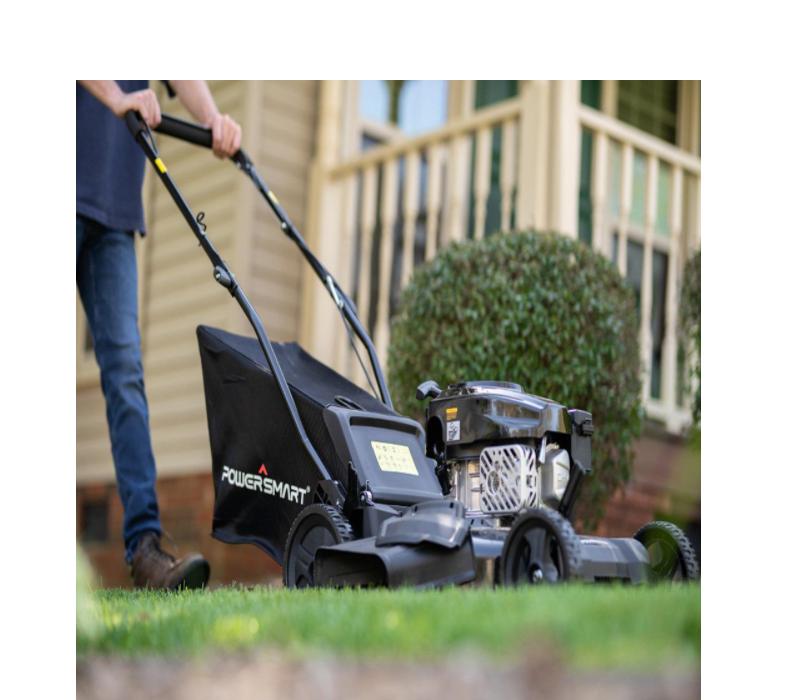 21 in. 170 cc Gas 3-in-1 Walk Behind Self Propelled Lawn Mower by PowerSmart