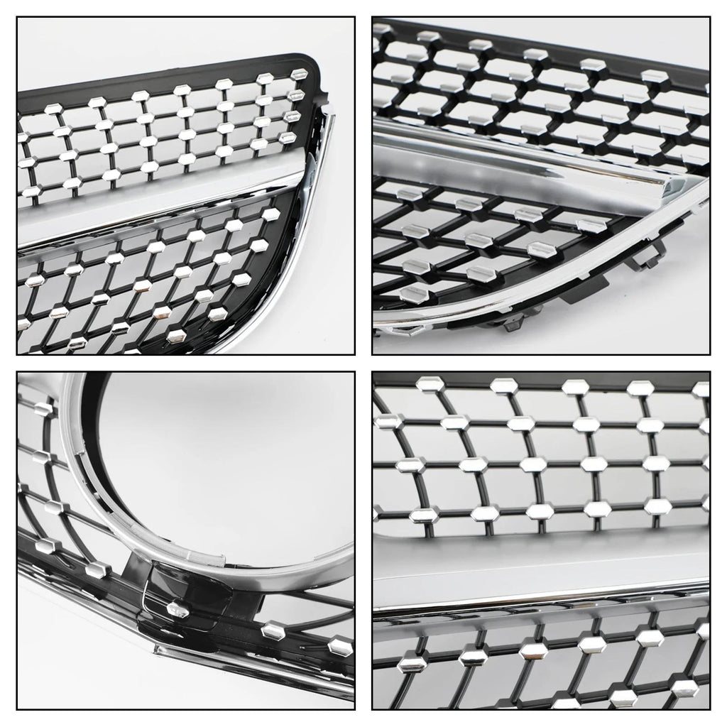 2014-2023 Benz E-Class W207/C207 2 Door Coupe E200 E300 E400 E43 AMG Front Bumper Grille Diamond Grill Generic