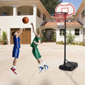Homitt Portable and Removable Youth Basketball Stand,For Indoor and Outdoor Basketball Stand,Maximum 7# Ball