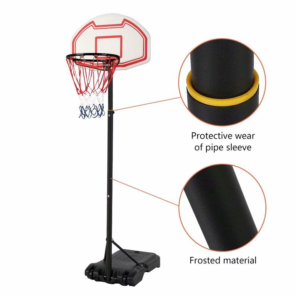 Homitt Portable and Removable Youth Basketball Stand,For Indoor and Outdoor Basketball Stand,Maximum 7# Ball