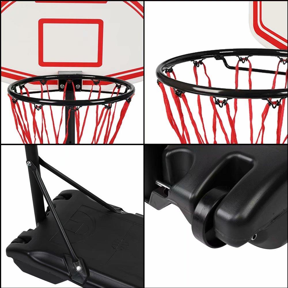 Homitt Portable and Removable Youth Basketball Stand,For Indoor and Outdoor Basketball Stand,Maximum 7# Ball