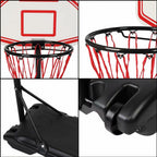 Homitt Portable and Removable Youth Basketball Stand,For Indoor and Outdoor Basketball Stand,Maximum 7# Ball