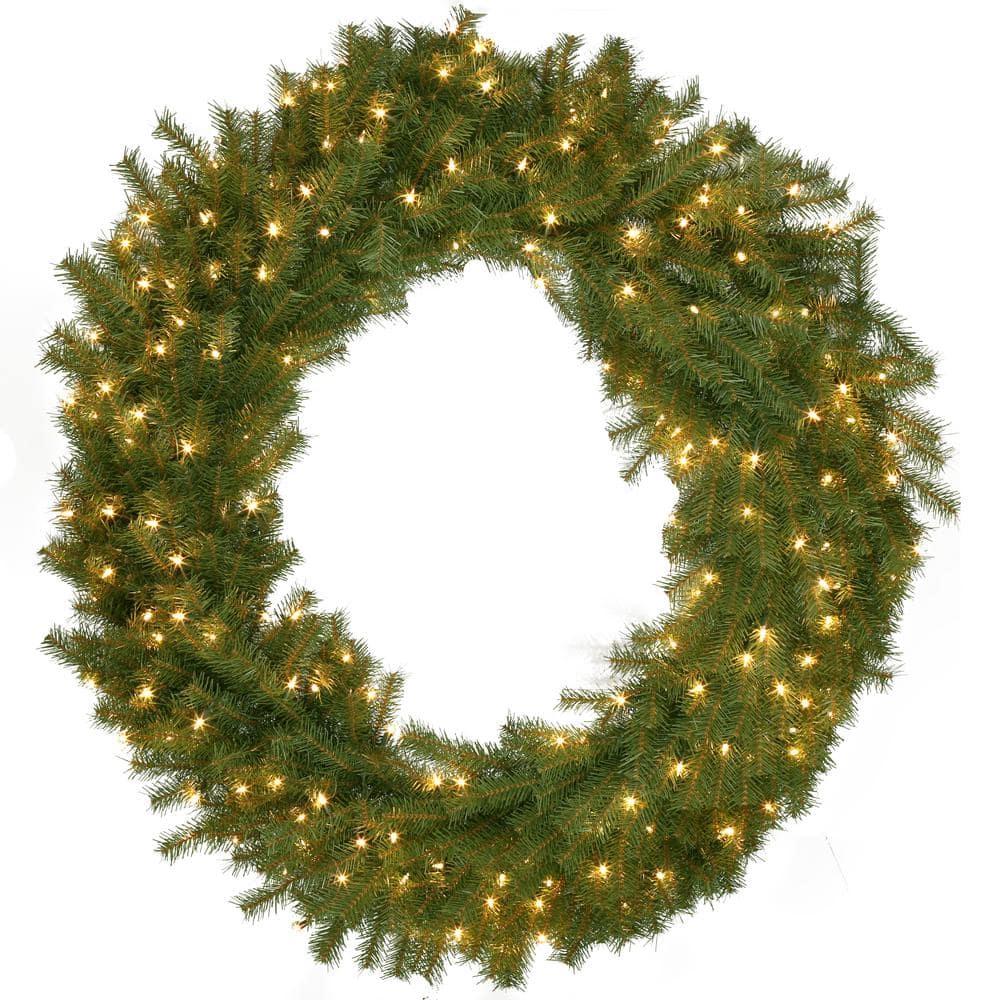 60 in Prelit Norwood Fir Wreath