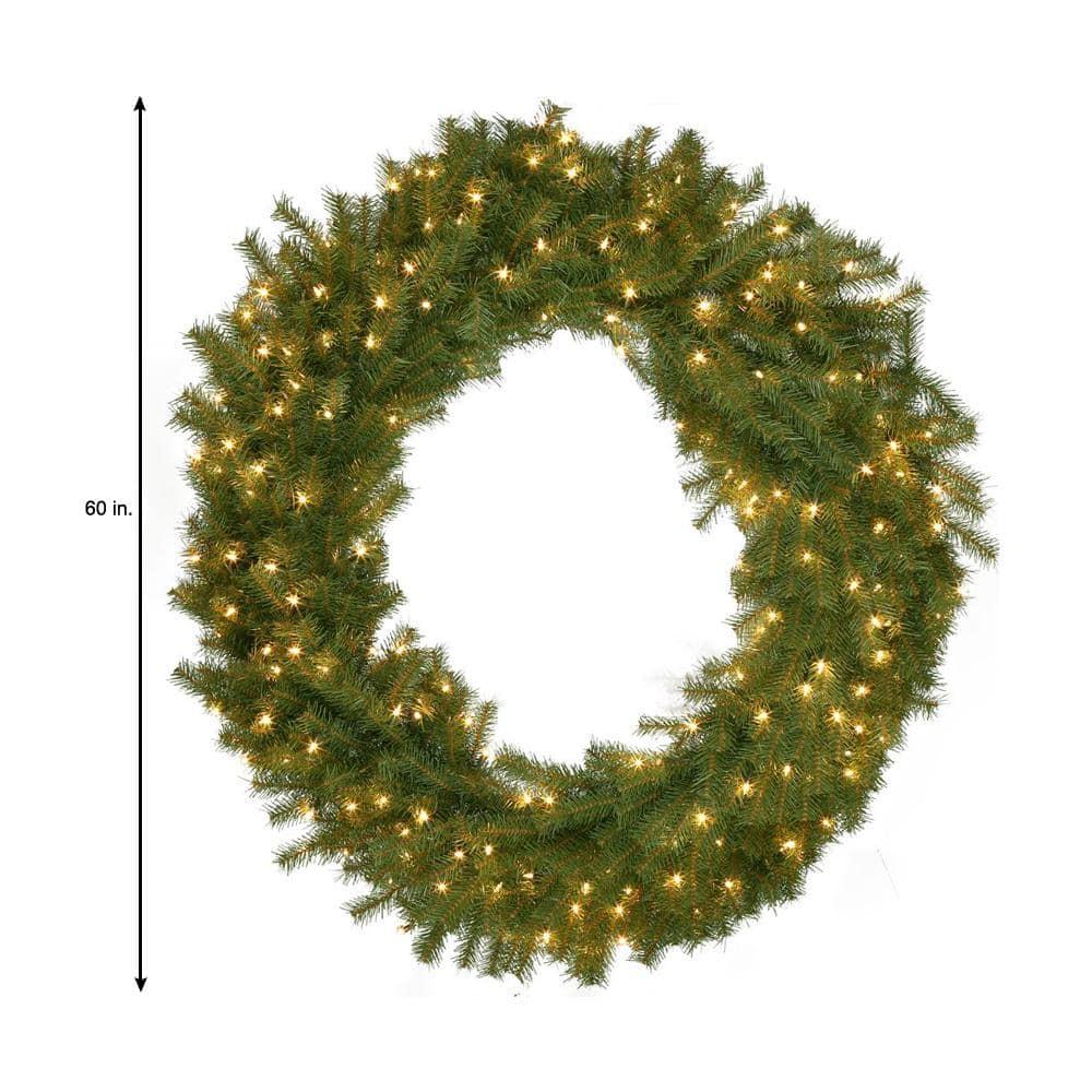 60 in Prelit Norwood Fir Wreath