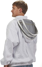 little giant deluxe beekeeping jacket protective bee suit jacket with hood (medium) (item no. jktm)