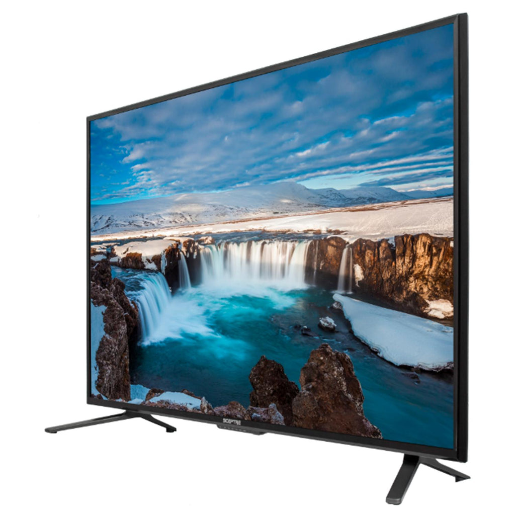 55-inch 4k black ultra hd led 2160p resolution tv hdr room surround sound mode