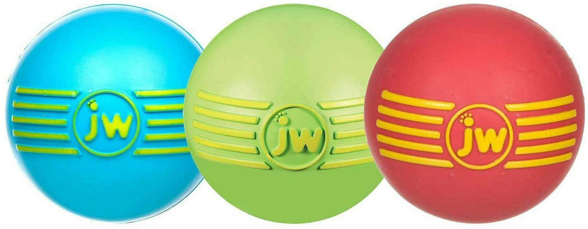 JW iSqueak Rubber Ball Pet Toy, Small, 36 Pack