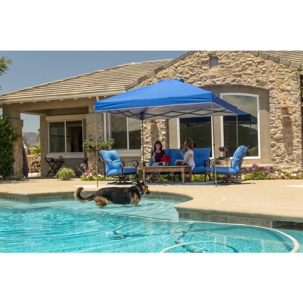 NS-100 10 ft. x 10 ft. Blue Instant Canopy Pop Up Tent